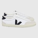 Veja Volley Canvas Sneaker - White / Black