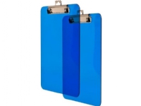 Tetis-tavla med metallklämma A4, blå