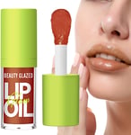 Lip Oil | Hydrating Lip Gloss Tinted | Transparent Nourishing Lip Glow Oil Lip B