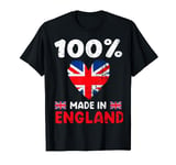100 Percent Made In England British Boys Girls Kids T-Shirt