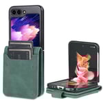 AZNS Samsung Galaxy Z Flip6 5G fodral med korthållare - Grön