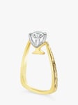 Milton & Humble Jewellery Second Hand 18ct Yellow Gold & Platinum Solitaire Diamond Ring
