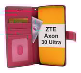 billigamobilskydd.se New Standcase Wallet ZTE Axon 30 Ultra 5G (Hotpink) 40962