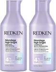 REDKEN Blondage High Bright, Shampoo & Conditioner Duo Set, for Darkened and Dul