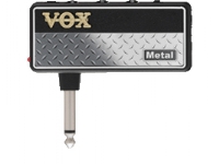 VOX amPlug 2 Metal, Kabel, 3,5 mm, Svart, Silver, Batteri, AAA, 17 h