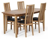 Torkelson - Allegro Matgrupp 162cm Inkl. 4st Stolar Tyg/Ek