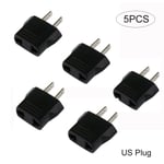 5st 110V till 220V omvandlingsadapter Pluggar Reseadapter Converter