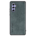 För Samsung Galaxy A54 5g Anti-halk phone case Pu Läder Soft Tpu Stötsäkert cover Green