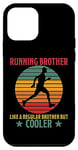 Coque pour iPhone 12 mini Running Brother Cooler Citation amusante Course Frère Jogging