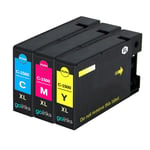 3 C/M/Y Printer Ink Cartridges XL to replace Canon PGI-1500XL non-OEM/Compatible
