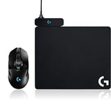 Logitech G903 LIGHTSPEED Wireless Gaming Mouse + Logitech G POWERPLAY Wireless Charging Mouse Pad