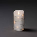 Konstsmide Christmas LED-vahakynttilä, valoväri lämmin valkoinen Ø7,5cm