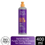 Bed Head By TIGI Serial Blonde Purple Toning Shampoo for Cool Blondes, 400ml