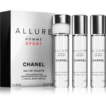 Chanel Allure Homme Sport EDT 3 x 20 ml