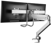 NewStar NeoMounts for 10" - 32" Flat Screen Desk Mount - Silver - Max Weight 8Kg