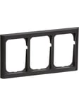 LK Fuga frame - softline 63 - 1.5 modules - horizontal triple