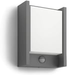 Arbour Vägglampa Sensor Ultra Efficient LED 3,8W 800lm Antracit