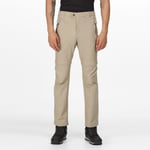 Regatta Men's Highton Zip Off Walking Trousers Parchment, Size: 42R