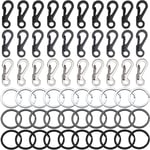 30 st Mini Karabinerklämma Karbinhakar Liten Karabiner Nyckelring EDC