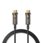 Aktiva Optiska Ultra High Speed ??HDMI Kabel med Ethernet | HDMI Kontakt | HDMI Kontakt | 8K@60Hz | 48 Gbps | 30.0 m | Rund |