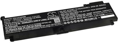 Kompatibelt med Lenovo ThinkPad T470s 20JS0004US, 11,4V, 2000mAh