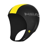 HEAD Neo Svømmehette Sort/Gul, Str. L/XL