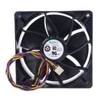 6000RPM 120mm 12cm PWM High Speed CFM Datorkylfläkt W12E12BS11B5-57 för DC 12V 1,65A 4-trådig 4-pin Dual Ball Beari