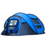 Nuokix Camping Tent, Person Tents for Camping Waterproof Camping,Double Layer, Easy Setup, Family Tent for,Hiking 80 * 220 * 120cm