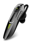 Bluetooth Headset V5.0, HD Voice Noise Cancelling, 30H Talking Time and 15 Days Long Standby, Built-in 220mAh Battery, Handsfree Wireless Bluetooth Earpiece for Mobile Phone