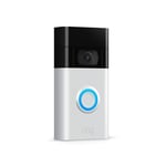 Ring Doorbell 2nd Generation Satin Nickel 1080p Battery Powered