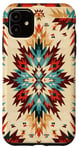 iPhone 11 Turquoise Inlay Southwestern design Aztec pattern Case