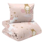 Nellie Prinsessa Rosa Barn Bäddset Enkeltäcke 150x210 Redlunds