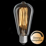 Unison dimbar vintage LED antik 2200K 100lm E27 2W 