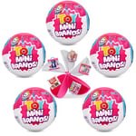 5 Surprise Toy Mini Brands Series 2 Capsule Collectible Toy, Toys Mystery Capsule Real Miniature Brands Collectibles (5 Pack)