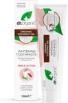 Dr Organic Coconut Oil Toothpaste, Whitening, Natural, Mens, Womens, Natural