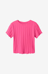 Name it kids - Topp nkfNoralina SS Crop Top - Röd