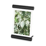 Umbra Scroll 13 x 18 cm Freestanding Table Photo Frame for Vertical and Horizontal Orientation Black 5X7