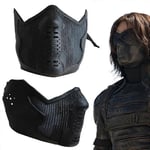 Cosplay America 2 Vinter Soldat Mask James Buchanan Bucky Barnes Cosplay Latex Mask Halloween Kostym för Vuxen Karneval Rekvisita