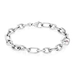 Tommy Hilfiger Contrast Link Chain Armbånd Rustfritt Stål 2780789 - Dame - Stainless Steel