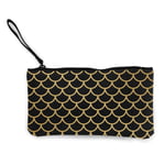 Unisex Wallet,Coin Bags,Fish Scale Canvas Coin Purse Cute Pouch Change Purse 4.5 X 8.5 Inch with Zipper Cash Bag Small Wallet Card Key Case for Women,Coin Purse