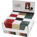 Creative Cardmaking Kort och kuvert Julfärger - A6 C6 600 set