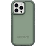 OtterBox Defender Series XT Coque pour iPhone 15 Pro Max – Emerald Island (Vert), sans écran, Robuste, se clipse sur MagSafe, Attache Cordon