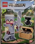 Minecraft LEGO Foil Pack Set 662309 Knight Minifigure with Chest+Anvil