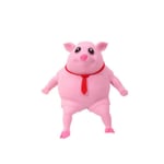 Rosa Gris Squishy Leksak Gris Klämleksaker Söt Gris Man Sensorisk Stressleksak Stressreducerande Leksak för Barn och Vuxna L