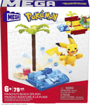 Mattel Mega Bloks Pokemon Adventure Builder Pikachu's Beach
