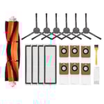 För Dreame Bot Z10 Pro/l10 Plus Xiaomi Dammsugarpåse Filter Huvudborste Mopp