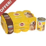 Pedigree Adult Wet Dog Food With Mixed In Gravy, 400g 12 Or 24