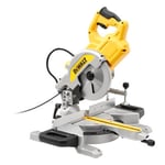 Dewalt DWS777-QS XPS + DE7023 Kap/geringssåg med sågbänk