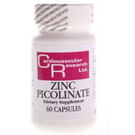 Zinc Picolinate, 25 mg 60 caps - Cardiovascular Research