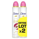 Déodorant Anti-transpirant Grenade & Citron Vert Go Fresh Advanced Care Dove - Les 2 Spray De 200ml